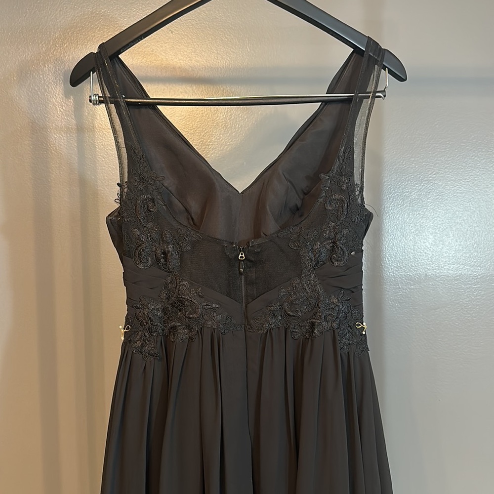 Azazie Robbie custom size in black (size 2-4) - Picture 3 of 6